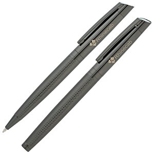 Ridgerton Twist Metal Pen and Rollerball Pen Set Main Image