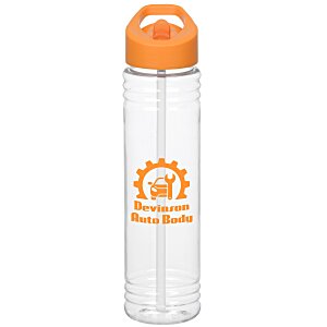 Clear Impact Adventure Bottle with Flip Straw Lid - 32 oz. Main Image