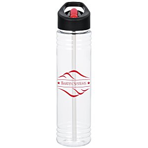 Clear Impact Adventure Bottle with Two-Tone Flip Straw Lid - 32 oz. Main Image