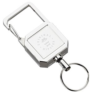 Badge Reel Keychain with Carabiner Main Image