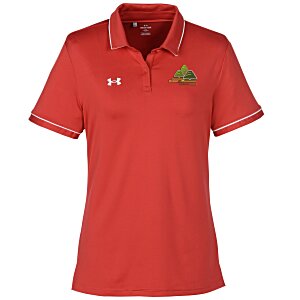 Under Armour Tipped Team Performance Polo - Ladies' - Embroidered Main Image