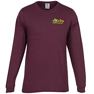 Soft 4.3 oz. Long Sleeve T-Shirt - Embroidered Main Image