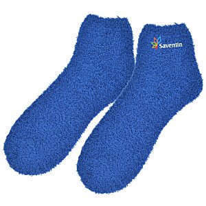 Soft and Fuzzy Fun Socks - Full Color Main Image