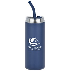 Can Vacuum Tumbler with Straw - 20 oz. Main Image