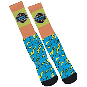 Sublimated Crew Socks - Full Color Main Image