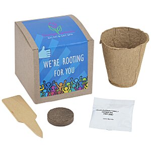 Growable Planter Gift Kit - Inspirational Rooting For You - 24 hr Main Image