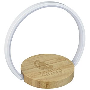 Bamboo Wireless Charger Night Light Main Image