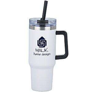 Intrepid Vacuum Mug with Straw - 40 oz. - 24 hr Main Image