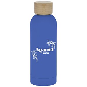 Blair Vacuum Bottle with Bamboo Lid - 17 oz. - 24 hr Main Image