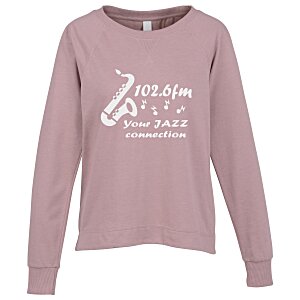 District Lightweight French Terry Crew Pullover - Ladies' Main Image