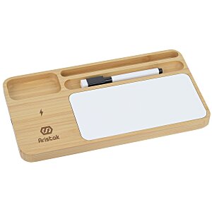 Bamboo Wireless Charger with Dry Erase Board Main Image