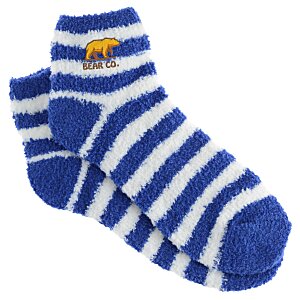 Stripe Fuzzy Socks Main Image