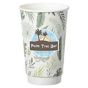 Leaf Full Color Insulated Paper Cup - 16 oz. Main Image