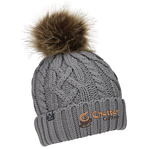 Storm Creek Cable Knit Pom Beanie Main Image