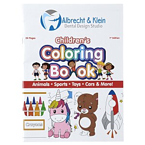 Easy and Fun Children's Coloring Book Main Image