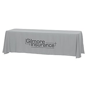 Hemmed Closed-Back Poly/Cotton Table Throw - 8' - 24 hr Main Image