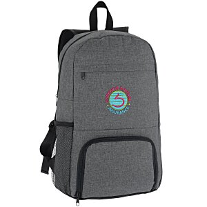 Everyday Backpack with Insulated Compartment - Embroidered Main Image