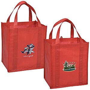 Life is Good Grocery Tote - Full Color - Adirondack Main Image