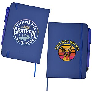 Life is Good TaskRight Afton Notebook with Pen - Full Color - Grateful Main Image