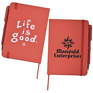 Life is Good TaskRight Afton Notebook with Pen - LIG Main Image