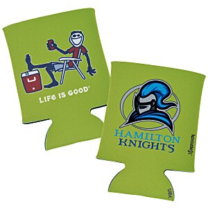 Life is Good Can Koozie® - Full Color - Cooler Main Image