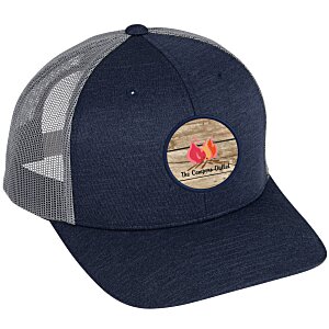 Zone Sonic Heather Trucker Cap - Full Color Patch - 24HR Main Image
