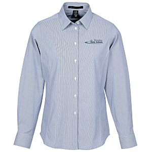CrownLux Performance Microstripe Shirt - Ladies' Main Image