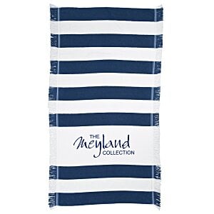 Cabana Stripe Fringed Beach Towel Main Image