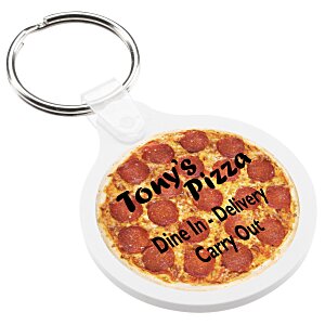 Round Tab Soft Keychain - Full Color Main Image