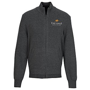 Easy Care Tri-Blend Full-Zip Sweater Main Image