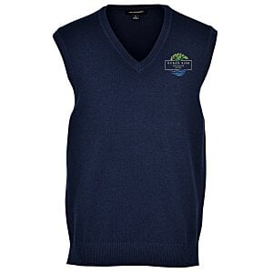 Easy Care Tri-Blend Sweater Vest Main Image