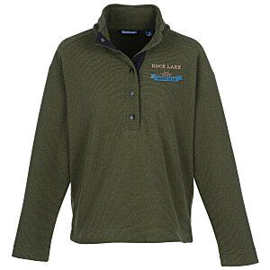 Cutter & Buck Hunt's Point Textured Fleece Snap Pullover - Ladies' Main Image