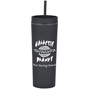 Dash Soft-Touch Acrylic Tumbler with Straw - 17 oz. - 24 hr Main Image