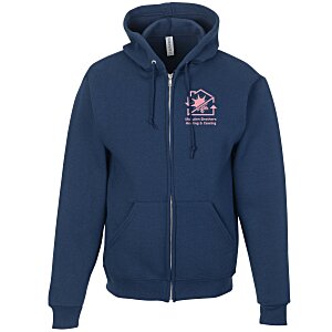 Jerzees Rugged Fleece Full-Zip Hooded Sweatshirt - Screen Main Image