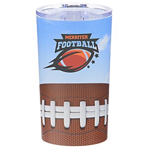 Football Full Color Travel Tumbler - 20 oz. Main Image