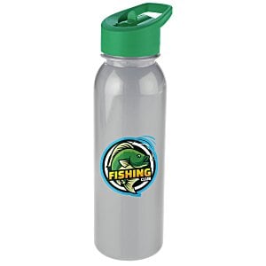 ShimmerZ Outdoor Bottle with Flip Straw Lid - 24 oz. - Full Color Main Image