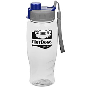 Clear Impact Comfort Grip Bottle with Quick Snap Lid - 27 oz. Main Image