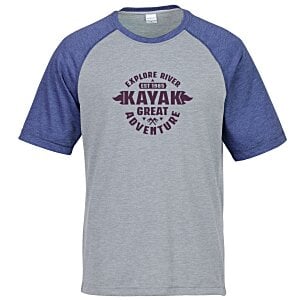 Voltage Tri-Blend Wicking T-Shirt - Men's - Colorblock - Screen Main Image
