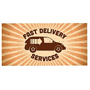 Full Color Sticker - Rectangle - 2" x 4" - 24 hr Main Image