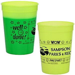 Super Kid Mood Stadium Cup - 12 oz. - Wow Words Main Image