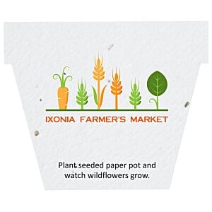 Seed Paper Shapes - Pot Main Image