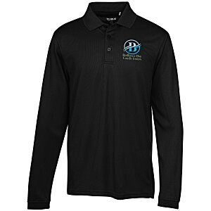 Ice Performance Pique Long Sleeve Polo - Men's - Full Color Main Image