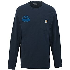 Carhartt Force Long Sleeve Pocket T-Shirt - Screen Main Image