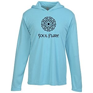 BLU-X-DRI Legend Long Sleeve Hooded T-Shirt Main Image