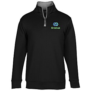 Contrast Zipper Performance 1/4-Zip Pullover - 24 hr Main Image
