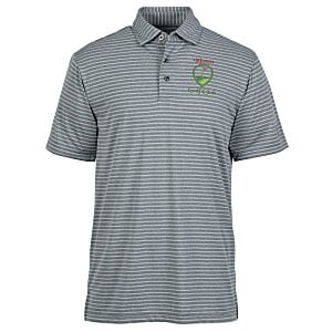 PGA Tour Heather Feeder Stripe Polo Main Image