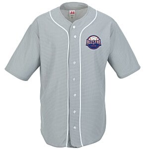A4 Full Button Baseball Shirt Main Image