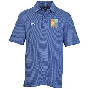 Under Armour Destin Drive Striped Performance Polo - Embroidered Main Image
