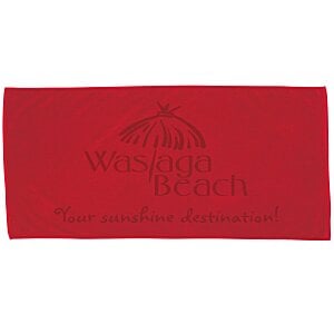 Midsize Velour Beach Towel - Colors - 24 hr Main Image