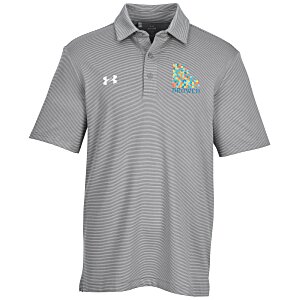 Under Armour Destin Drive Striped Performance Polo - Full Color Main Image